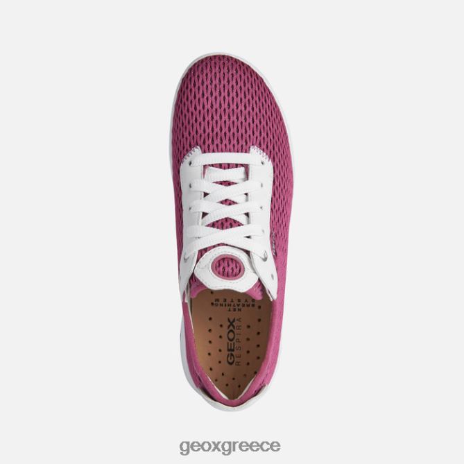 4DBLR0335 φούξια/λευκό Geox aerantis γυναίκα