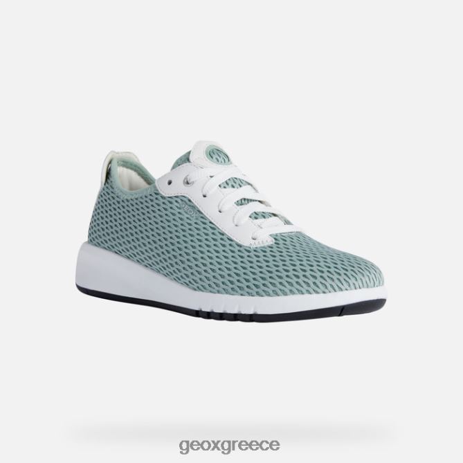 4DBLR0336 μέντα/λευκό Geox aerantis γυναίκα