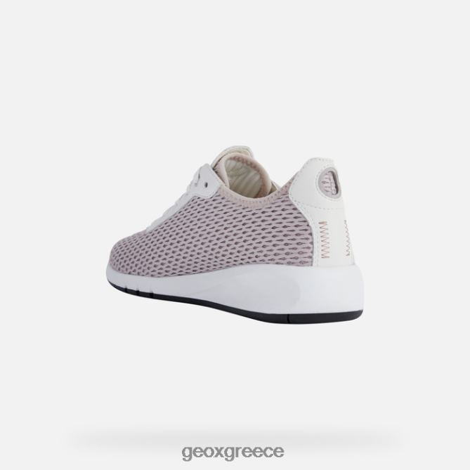 4DBLR0337 αντίκα τριαντάφυλλο/λευκό Geox aerantis γυναίκα