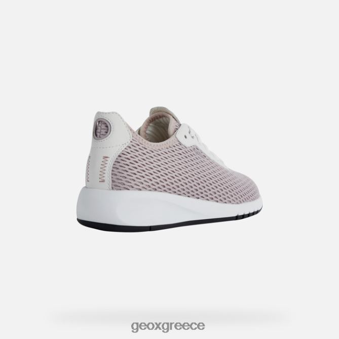 4DBLR0337 αντίκα τριαντάφυλλο/λευκό Geox aerantis γυναίκα