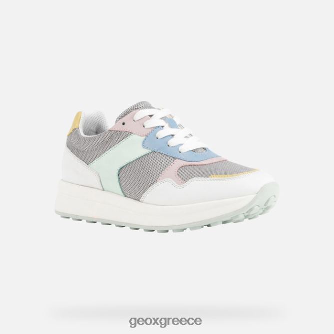 4DBLR0348 ανοιχτό γκρι/λευκό Geox γυναίκα runntix