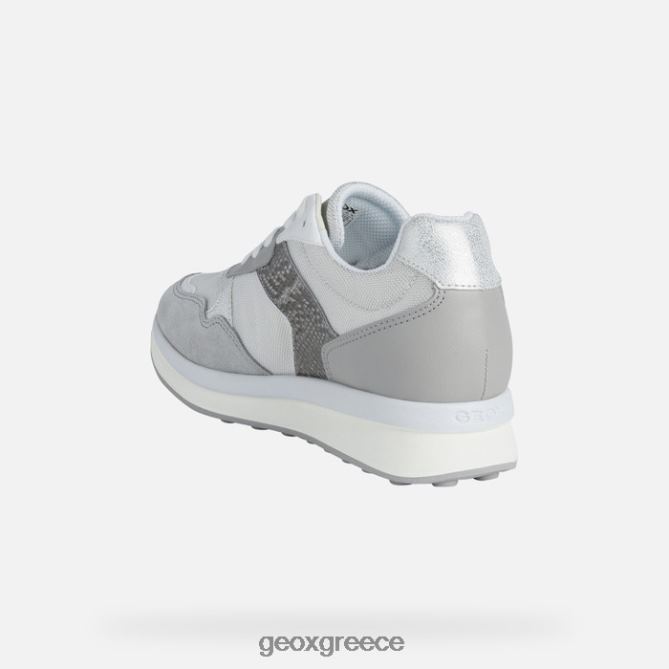 4DBLR0381 ασημί/ανοιχτό γκρι Geox γυναίκα runntix