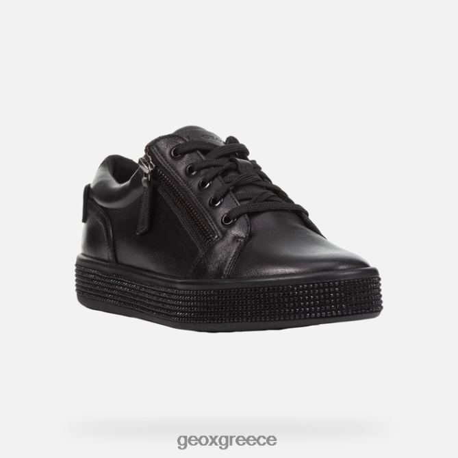 4DBLR0393 μαύρος Geox leelu' γυναίκα