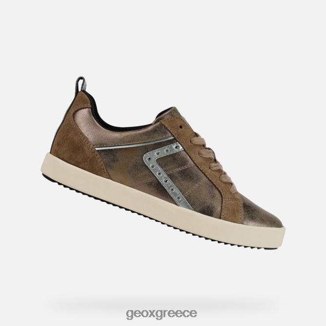 4DBLR0399 σκούρο μπεζ Geox μπλούμι γυναίκα
