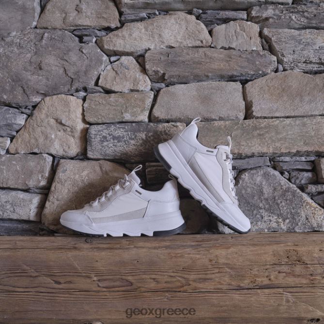 4DBLR0429 λευκό/εκρού Geox φαλένα abx γυναίκα