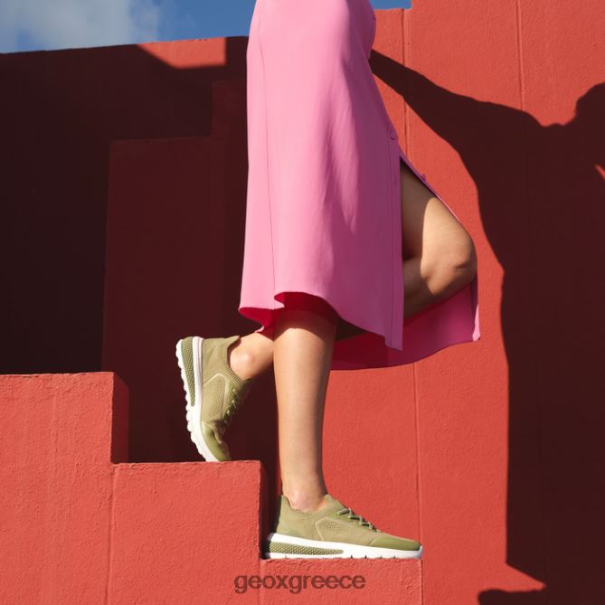 4DBLR043 φυστίκι αιγίνης Geox σφαιρική ακτίφ γυναίκα