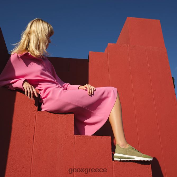 4DBLR043 φυστίκι αιγίνης Geox σφαιρική ακτίφ γυναίκα