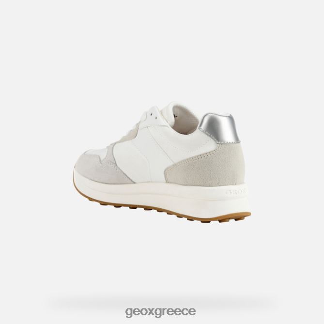 4DBLR0446 λευκό/εκρού Geox γυναίκα runntix