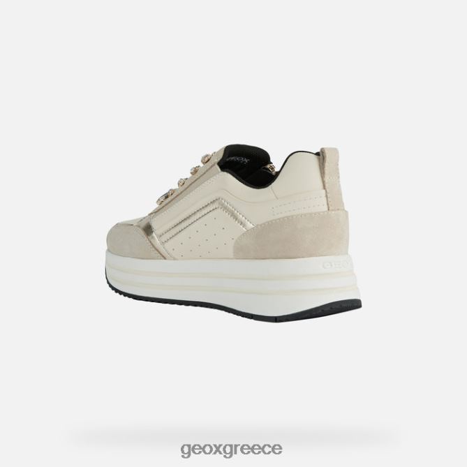 4DBLR0447 ελαφρύ γκρι/κρεμ Geox γυναίκα kency