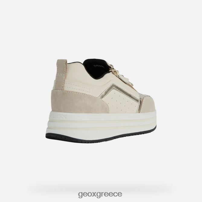 4DBLR0447 ελαφρύ γκρι/κρεμ Geox γυναίκα kency