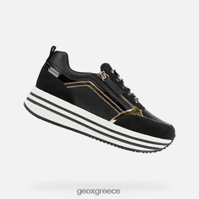 4DBLR0448 μαύρος Geox γυναίκα kency