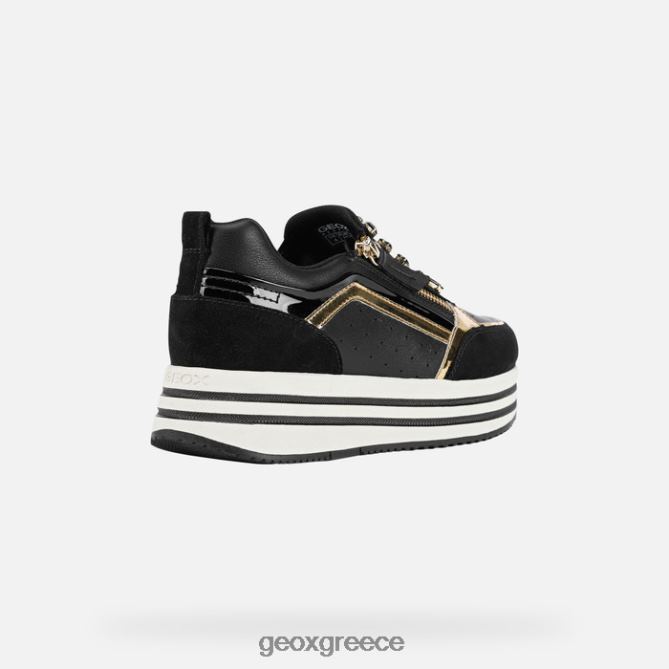 4DBLR0448 μαύρος Geox γυναίκα kency