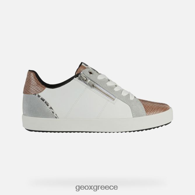 4DBLR0451 λευκό/ανοιχτό γκρι Geox μπλούμι γυναίκα