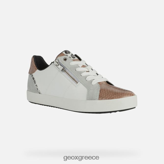 4DBLR0451 λευκό/ανοιχτό γκρι Geox μπλούμι γυναίκα