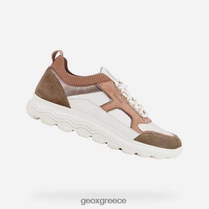 4DBLR0459 εκρού/σκούρο τριαντάφυλλο Geox σφαιρική γυναίκα