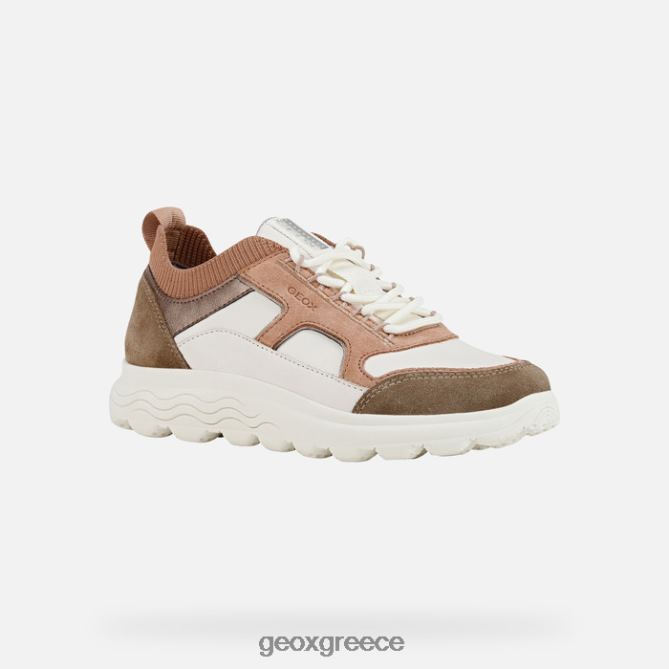 4DBLR0459 εκρού/σκούρο τριαντάφυλλο Geox σφαιρική γυναίκα