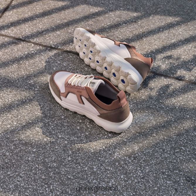 4DBLR0459 εκρού/σκούρο τριαντάφυλλο Geox σφαιρική γυναίκα