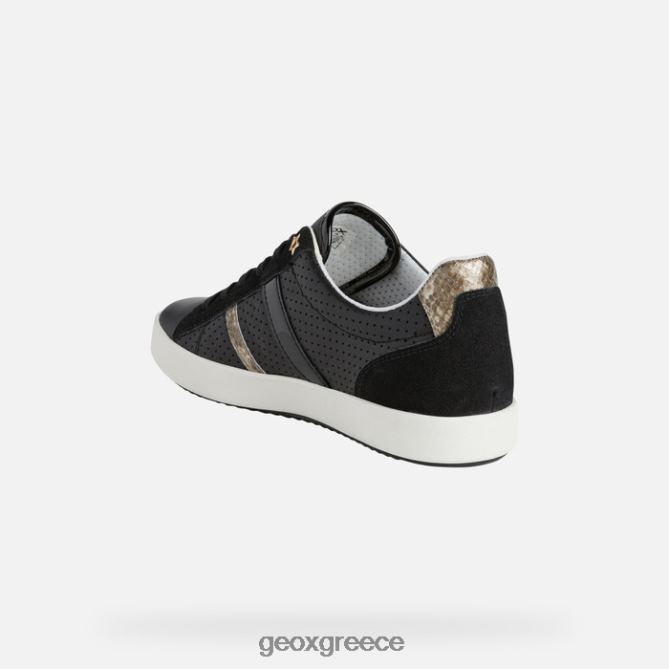 4DBLR0474 μαύρος Geox μπλούμι γυναίκα
