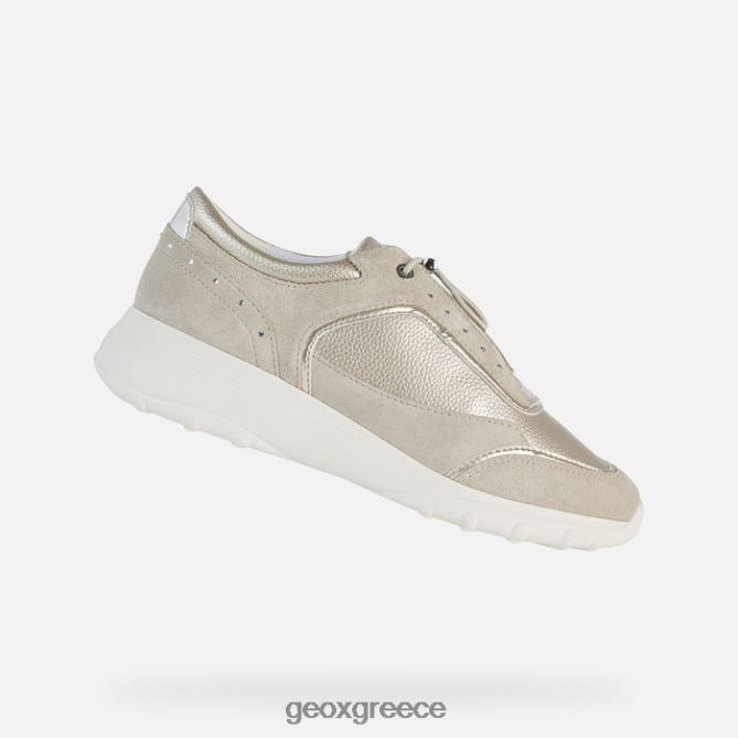 4DBLR0518 ανοιχτό χρυσό/ανοιχτό γκρι Geox alleniee γυναίκα