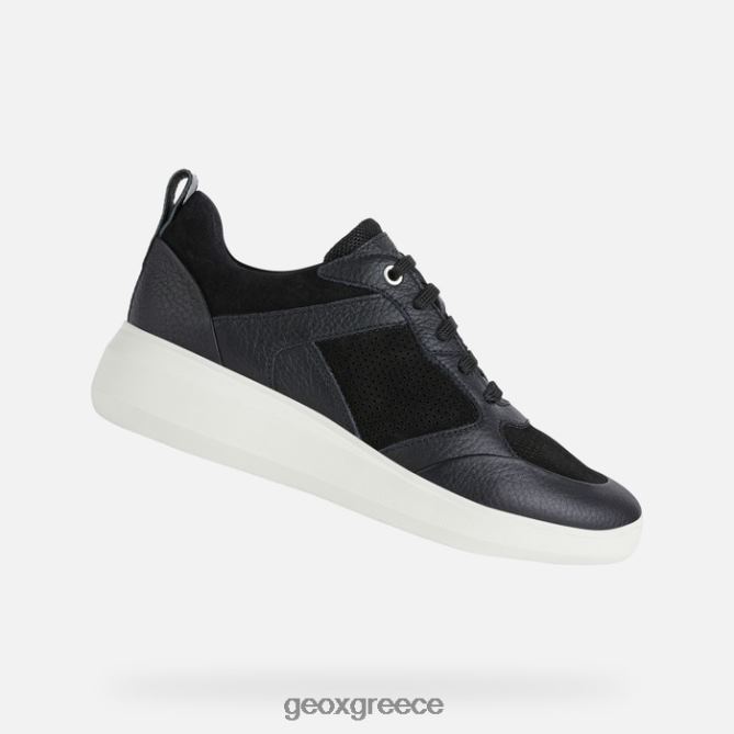 4DBLR053 μαύρος Geox γυναίκα ρουβίδια