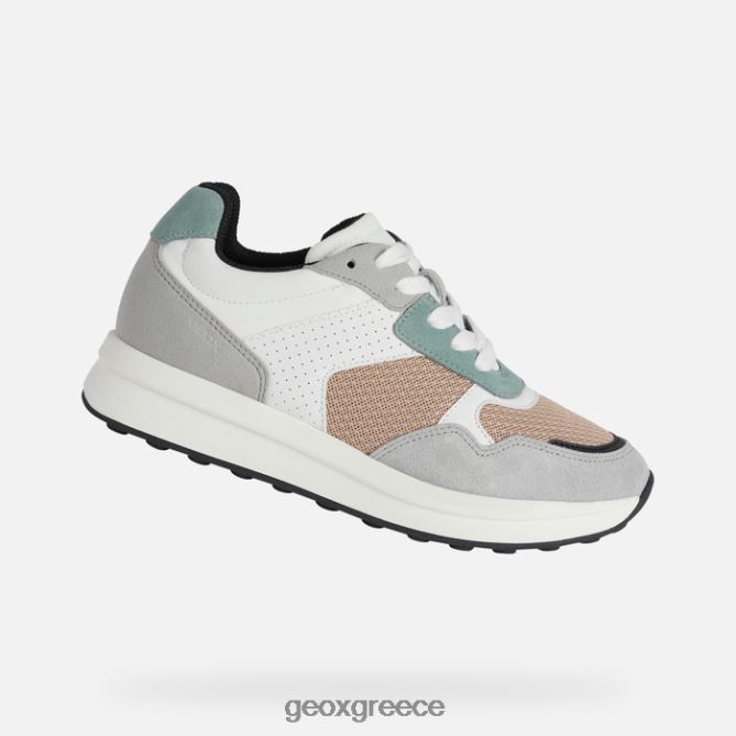 4DBLR0567 dk δέρμα/lt γκρι Geox γυναίκα runntix