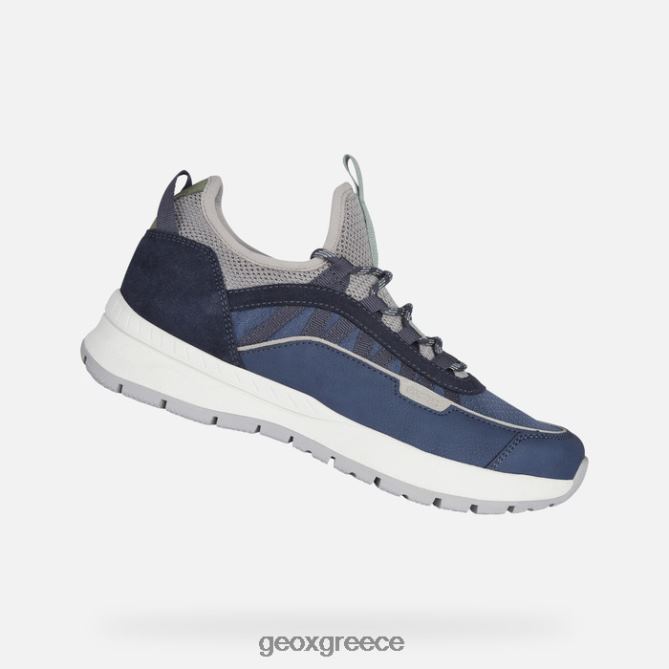 4DBLR0581 dk μπλε/γκρι Geox braies γυναίκα