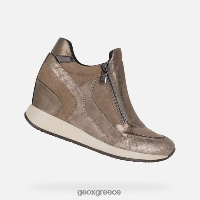 4DBLR0589 σκούρο μπεζ Geox nydame γυναίκα