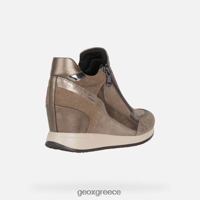 4DBLR0589 σκούρο μπεζ Geox nydame γυναίκα