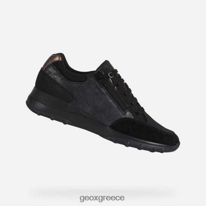 4DBLR0591 μαύρος Geox alleniee γυναίκα