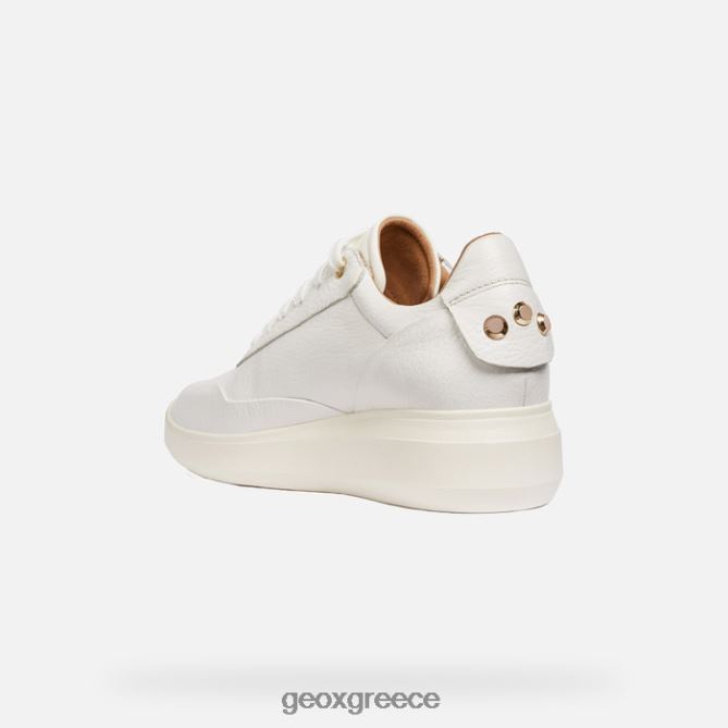 4DBLR0595 άσπρο Geox γυναίκα ρουβίδια