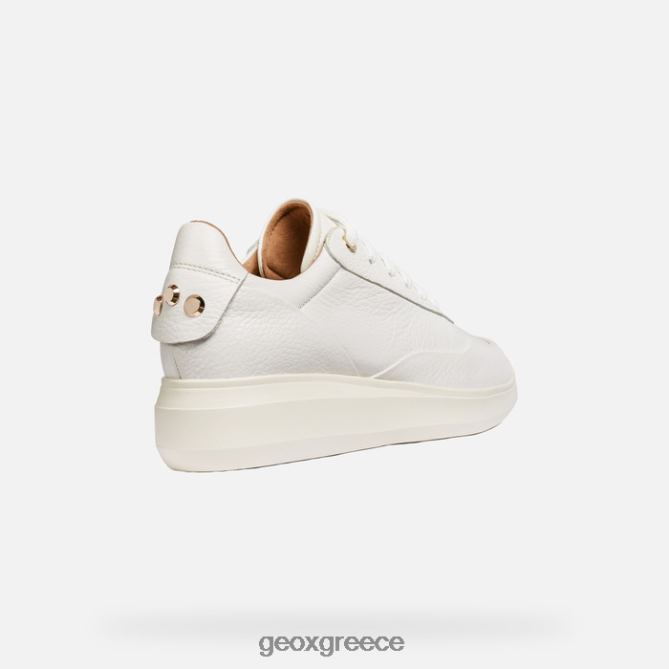 4DBLR0595 άσπρο Geox γυναίκα ρουβίδια