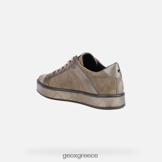 4DBLR0603 σκούρο μπεζ Geox leelu' γυναίκα