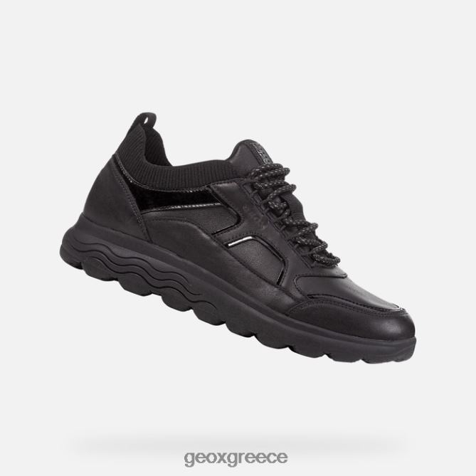 4DBLR063 μαύρος Geox σφαιρική γυναίκα