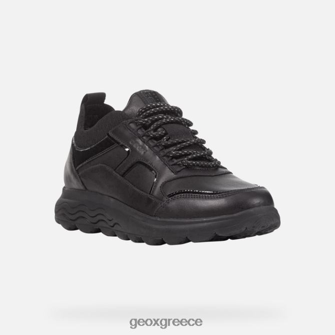 4DBLR063 μαύρος Geox σφαιρική γυναίκα