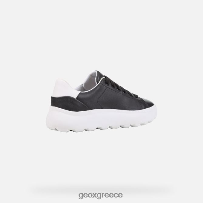 4DBLR085 μαύρο άσπρο Geox spherica ec4.1 γυναίκα