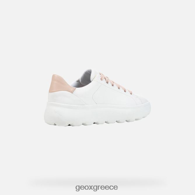 4DBLR086 λευκό/γυμνό Geox spherica ec4.1 γυναίκα