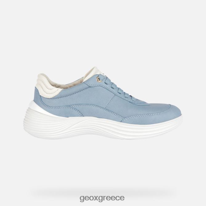 4DBLR091 ελαφρύς ουρανός/λευκό Geox fluctis γυναίκα