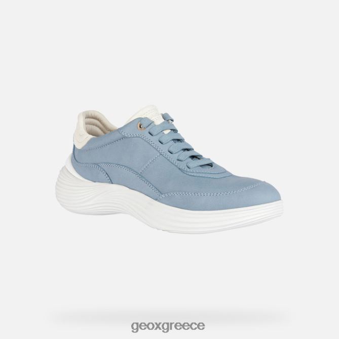 4DBLR091 ελαφρύς ουρανός/λευκό Geox fluctis γυναίκα