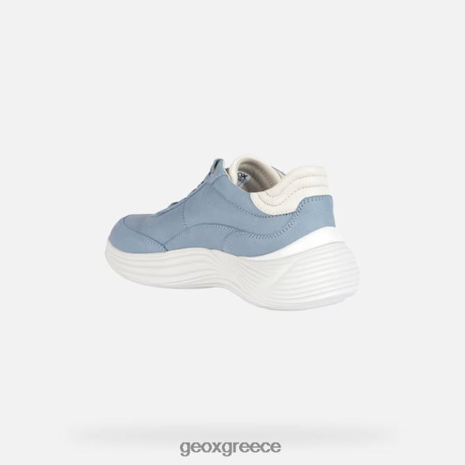 4DBLR091 ελαφρύς ουρανός/λευκό Geox fluctis γυναίκα
