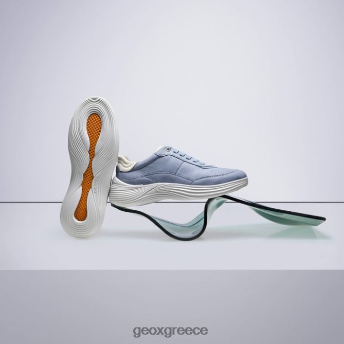 4DBLR091 ελαφρύς ουρανός/λευκό Geox fluctis γυναίκα