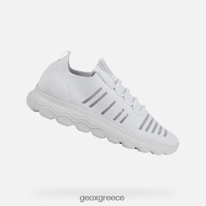 4DBLR098 άσπρο Geox σφαιρική γυναίκα