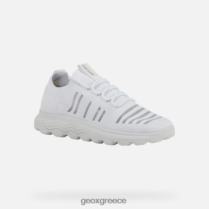 4DBLR098 άσπρο Geox σφαιρική γυναίκα