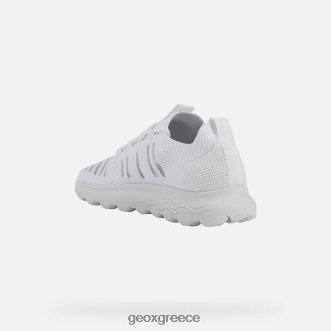 4DBLR098 άσπρο Geox σφαιρική γυναίκα