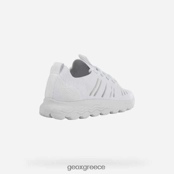 4DBLR098 άσπρο Geox σφαιρική γυναίκα