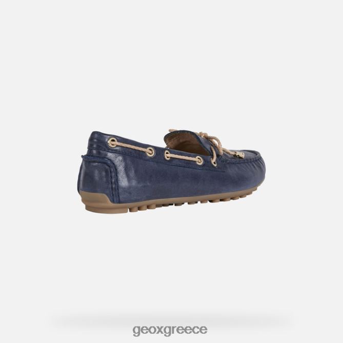 4DBLR0358 μπλε/άμμος Geox Leelyan γυναίκα