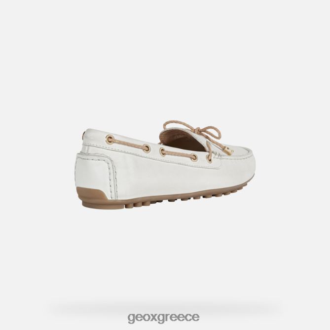 4DBLR0387 υπόλευκο/άμμο Geox Leelyan γυναίκα