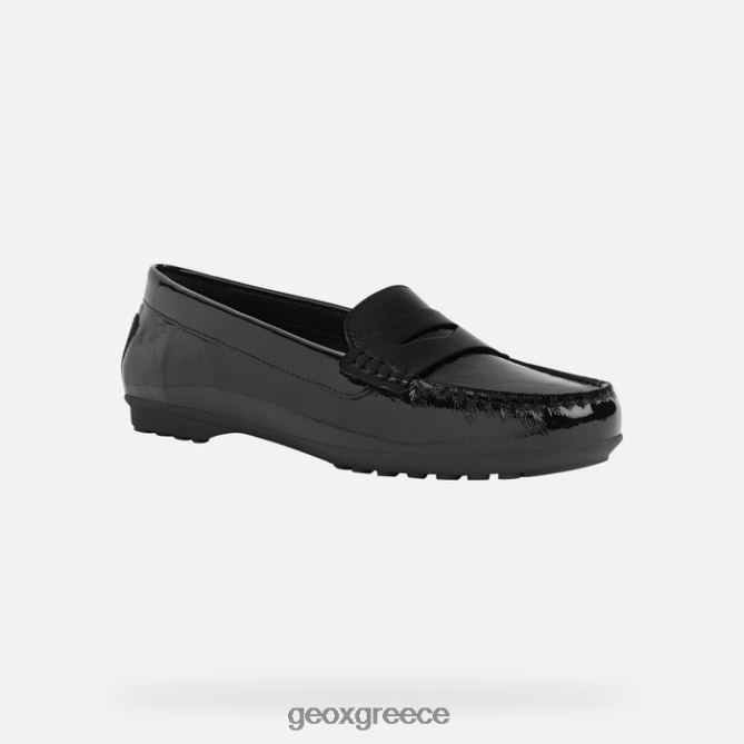 4DBLR0504 μαύρος Geox ηλίδια γυναίκα