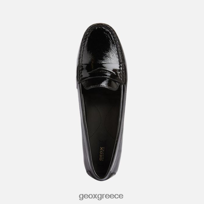 4DBLR0504 μαύρος Geox ηλίδια γυναίκα