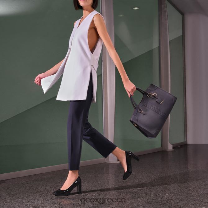 4DBLR0298 μαύρος Geox περπάτημα ευχαρίστηση 85 γυναίκα