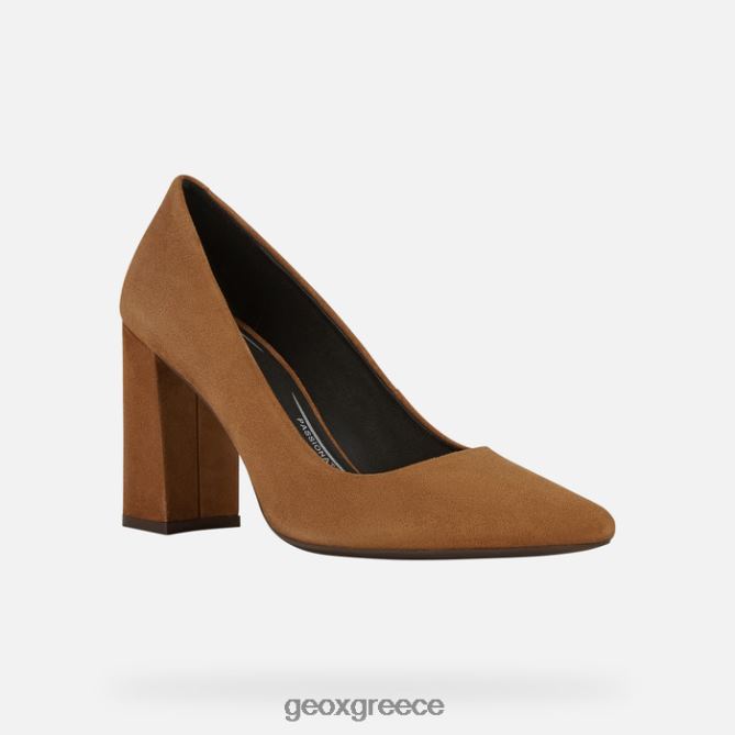 4DBLR0489 κονιάκ Geox bigliana 90 γυναίκα